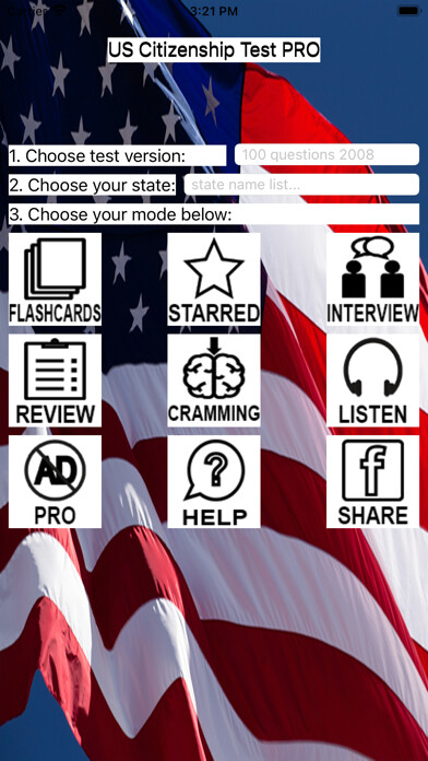 Emulate iPhone app US Citizenship Test - PRO using MyAndroid Emulate iPhone app US Citizenship Test - PRO using MyAndroid