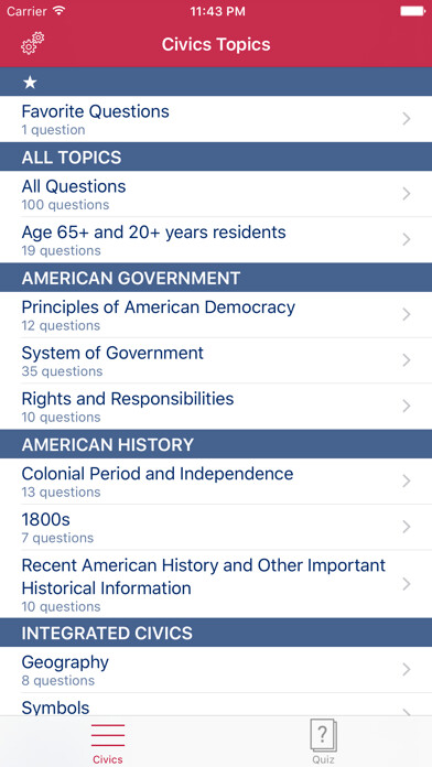 Emulate iPhone app U.S. Civics Master using MyAndroid Emulate iPhone app U.S. Civics Master using MyAndroid