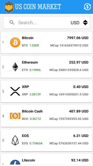 Emulate iPhone app USCoinMarket using MyAndroid Emulate iPhone app USCoinMarket using MyAndroid