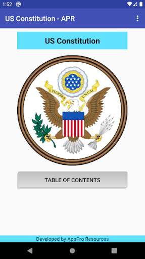 Run android online APK US Constitution - APR from MyAndroid or emulate US Constitution - APR using MyAndroid