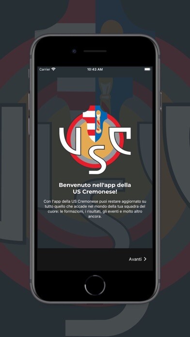 Emulate iPhone app US Cremonese using MyAndroid