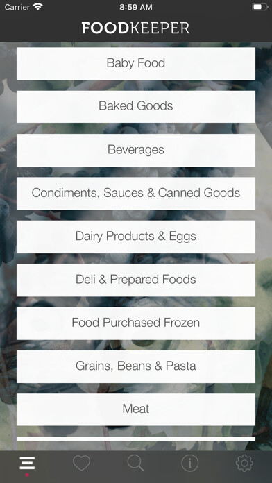 Emulate iPhone app USDA FoodKeeper using MyAndroid Emulate iPhone app USDA FoodKeeper using MyAndroid