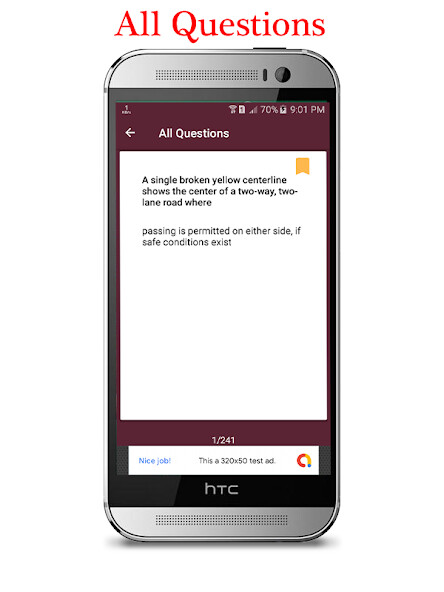 Emulate Android APK US DMV License Test