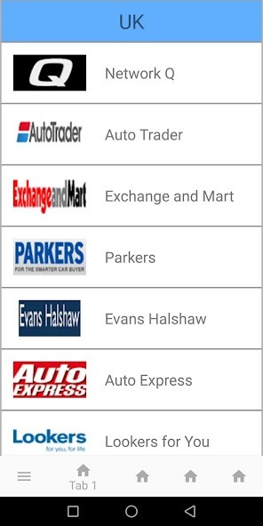 Run android online APK Used cars for sale UK from MyAndroid or emulate Used cars for sale UK using MyAndroid