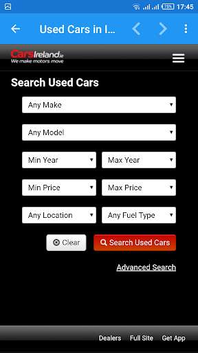 Run android online APK Used Cars In Ireland from MyAndroid or emulate Used Cars In Ireland using MyAndroid