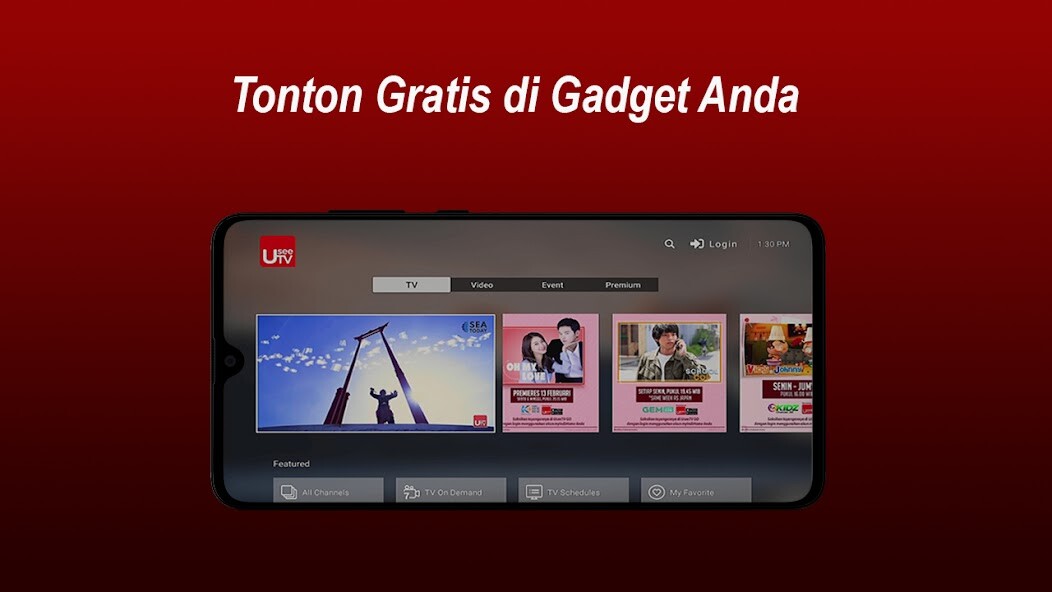 Run android online APK UseeTV GO  For ATV - Watch TV  Movie Streaming from MyAndroid or emulate UseeTV GO  For ATV - Watch TV  Movie Streaming using MyAndroid