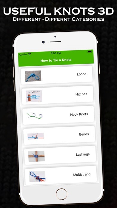 Emulate iPhone app Useful Knots - Tie knots using MyAndroid Emulate iPhone app Useful Knots - Tie knots using MyAndroid