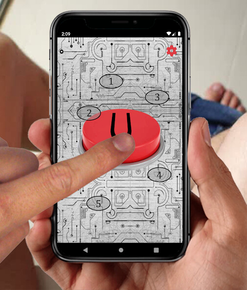 Run android online APK Useless Button from MyAndroid or emulate Useless Button using MyAndroid