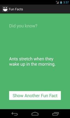 Emulate Android APK Useless Fun Facts