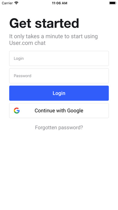 Run android online APK User.com Live Chat from MyAndroid or emulate User.com Live Chat using MyAndroid