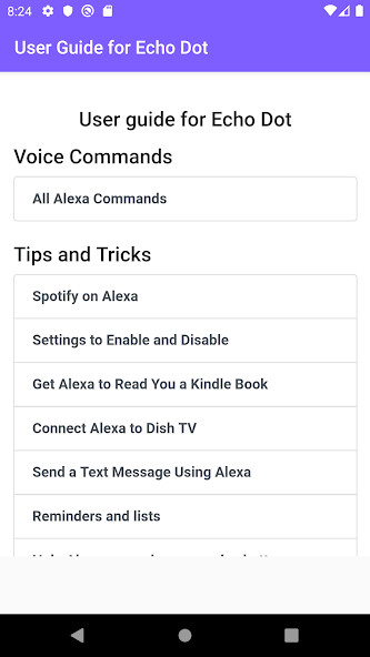 Run android online APK User Guide for Echo Dot from MyAndroid or emulate User Guide for Echo Dot using MyAndroid