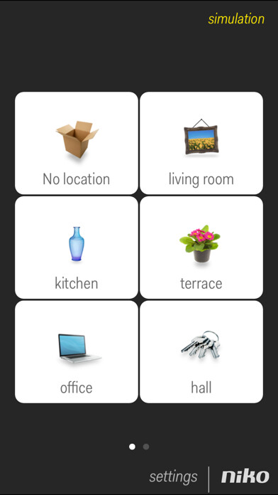 Emulate iPhone app User Settings Niko Home Control using MyAndroid Emulate iPhone app User Settings Niko Home Control using MyAndroid