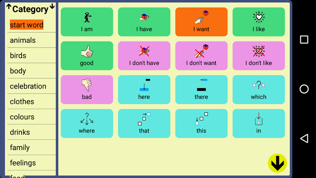 Run android online APK User Symbols AAC Lite from MyAndroid or emulate User Symbols AAC Lite using MyAndroid