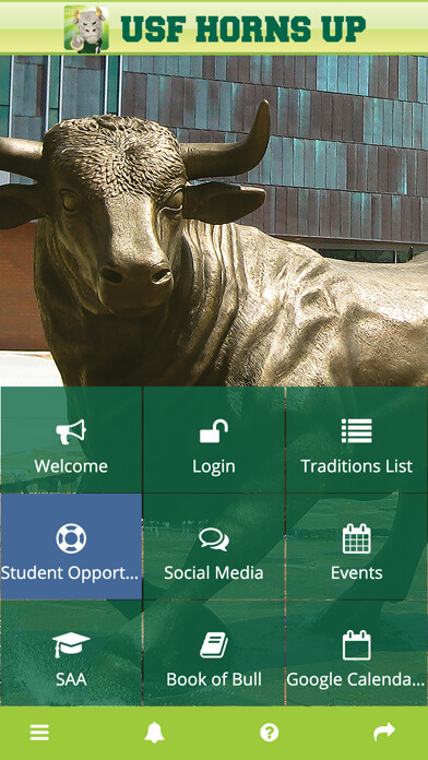 Run android online APK USF Horns Up Student App from MyAndroid or emulate USF Horns Up Student App using MyAndroid