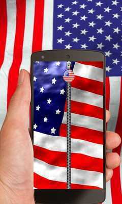 Emulate Android APK U.S Flag Zipper Lock Emulate Android APK U.S Flag Zipper Lock