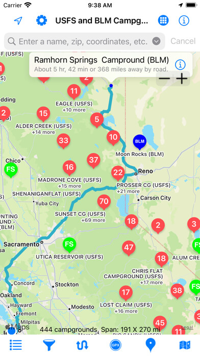 Emulate iPhone app USFS & BLM Campgrounds using MyAndroid Emulate iPhone app USFS & BLM Campgrounds using MyAndroid