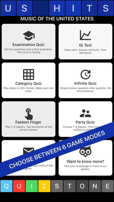 Emulate iPhone app US Hits Music Quiz using MyAndroid Emulate iPhone app US Hits Music Quiz using MyAndroid