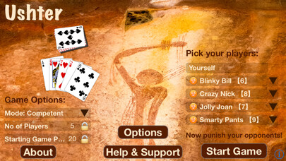 Emulate iPhone app Ushter - Trick Based Card Game using MyAndroid Emulate iPhone app Ushter - Trick Based Card Game using MyAndroid