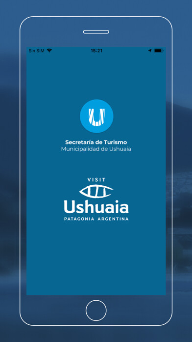Emulate iPhone app Ushuaia - Turismo using MyAndroid