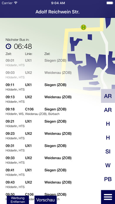 Emulate iPhone app USiBus using MyAndroid Emulate iPhone app USiBus using MyAndroid