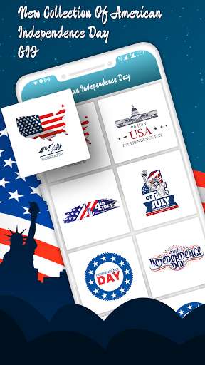 Run android online APK US Independence Day GIF : 4th July Wishes GIF from MyAndroid or emulate US Independence Day GIF : 4th July Wishes GIF using MyAndroid