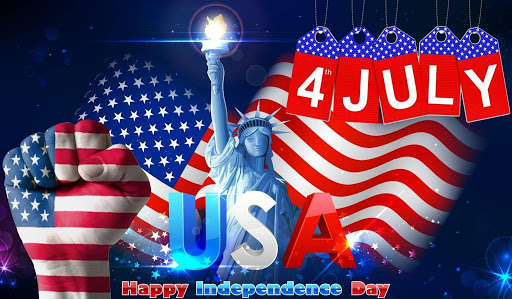 Run android online APK US Independence Day Greetings (4th of July) from MyAndroid or emulate US Independence Day Greetings (4th of July) using MyAndroid