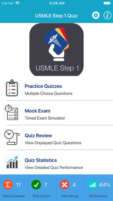 Emulate iPhone app USMLE 1 Practice Questions using MyAndroid Emulate iPhone app USMLE 1 Practice Questions using MyAndroid