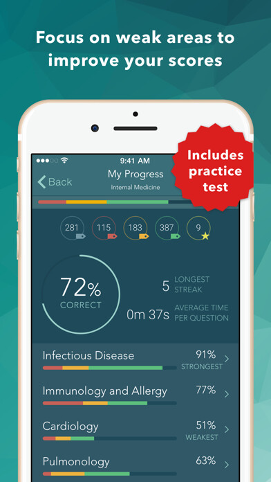 Emulate iPhone app USMLE Internal Medicine Q&A using MyAndroid Emulate iPhone app USMLE Internal Medicine Q&A using MyAndroid
