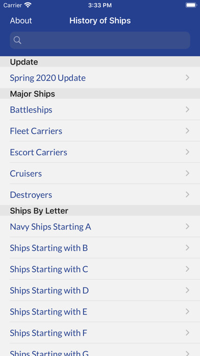 Emulate iPhone app U.S Navy Ships: A History using MyAndroid Emulate iPhone app U.S Navy Ships: A History using MyAndroid