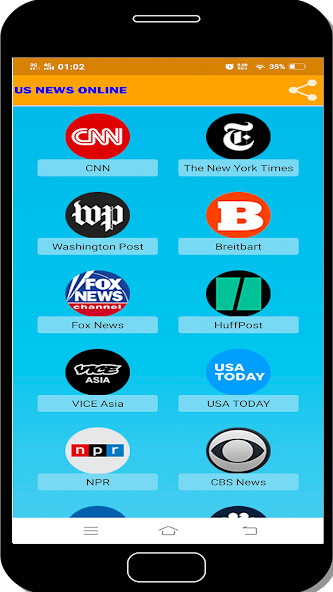 Run android online APK US NEWS All from MyAndroid or emulate US NEWS All using MyAndroid