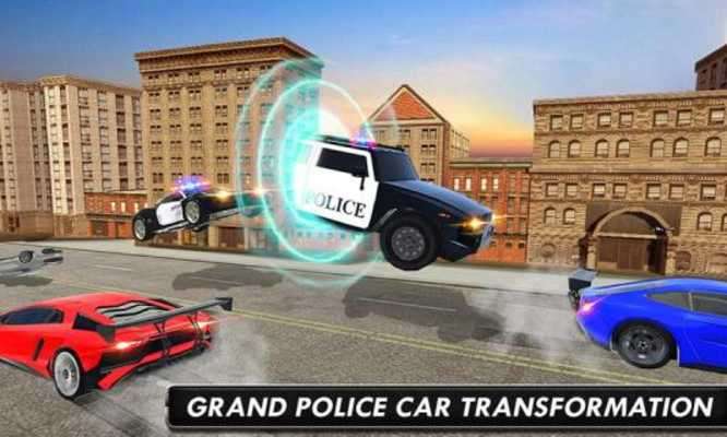 Emulate Android APK US Police Car Driving Crime City Transform Race 3D