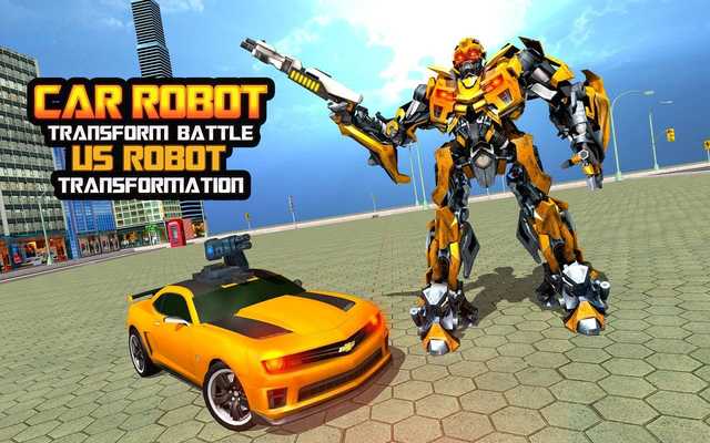 Emulate Android APK Us Police Robot Car Transform Flying Car Robot