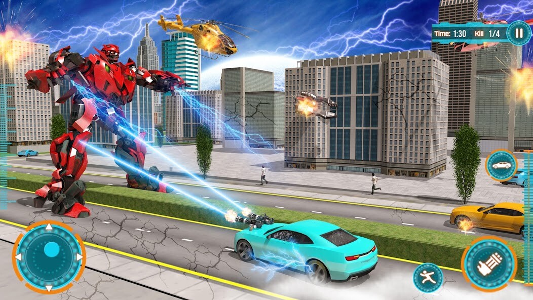 Run android online APK US Police Transform Robot Car from MyAndroid or emulate US Police Transform Robot Car using MyAndroid