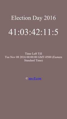 Emulate Android APK US Presidential Election Day 2020 Countdown Emulate Android APK US Presidential Election Day 2020 Countdown