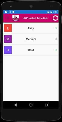 Emulate Android APK US Presidents Trivia Quiz