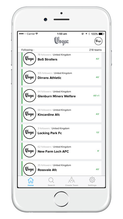 Emulate iPhone app Usqor - Live Scoring App using MyAndroid Emulate iPhone app Usqor - Live Scoring App using MyAndroid