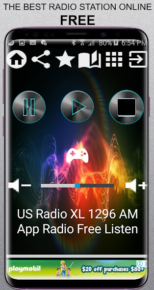 Run android online APK US Radio XL 1296 AM Listen Onl from MyAndroid or emulate US Radio XL 1296 AM Listen Onl using MyAndroid