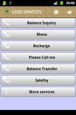 Emulate Android APK USSD SERVICES