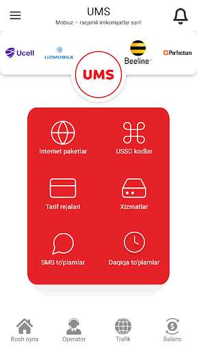 Run android online APK USSD Uzb from MyAndroid or emulate USSD Uzb using MyAndroid