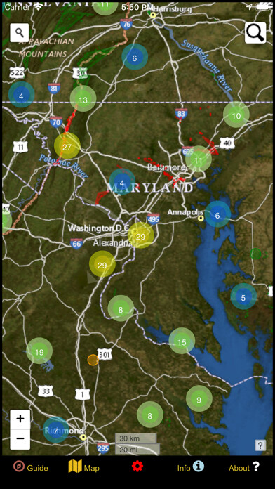 Emulate iPhone app US State Parks and Forests Map using MyAndroid Emulate iPhone app US State Parks and Forests Map using MyAndroid