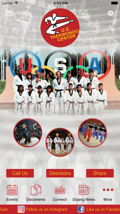 Emulate iPhone app U.S. Taekwondo Center using MyAndroid Emulate iPhone app U.S. Taekwondo Center using MyAndroid