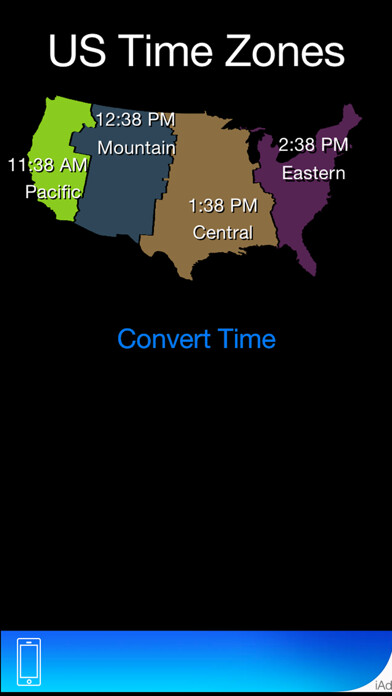 Emulate iPhone app US Time Zones using MyAndroid