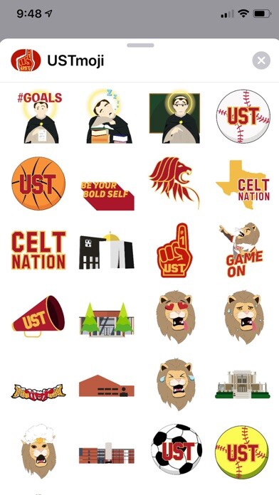 Emulate iPhone app USTmoji using MyAndroid