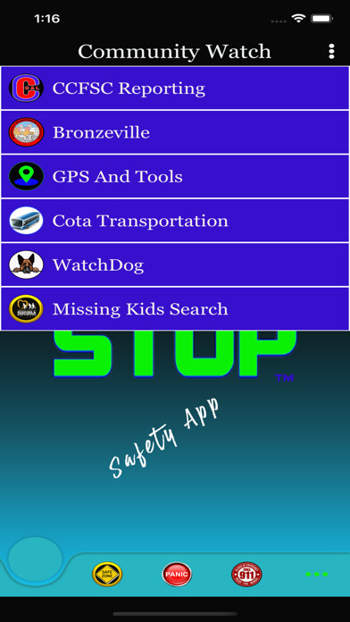 Emulate iPhone app U Stop using MyAndroid