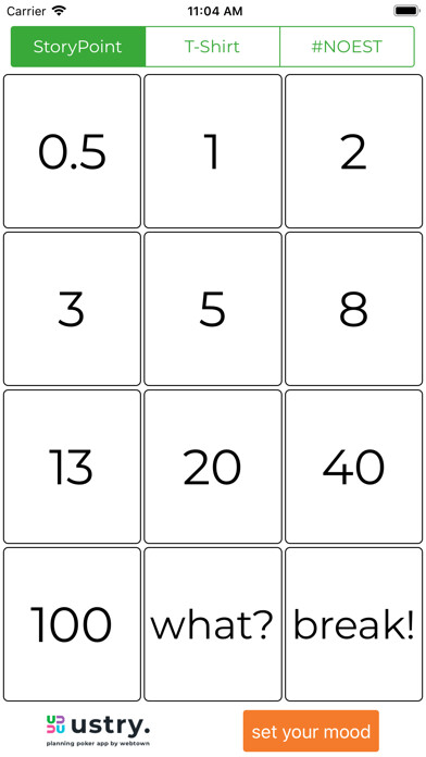 Emulate iPhone app Ustry. Planning Poker using MyAndroid Emulate iPhone app Ustry. Planning Poker using MyAndroid
