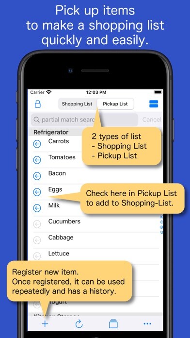 Emulate iPhone app Usual Shopping List using MyAndroid Emulate iPhone app Usual Shopping List using MyAndroid