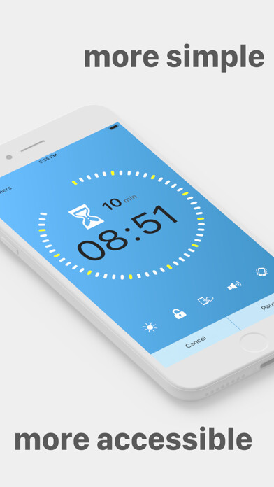 Emulate iPhone app Usual Timer for Widget using MyAndroid