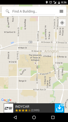 Emulate Android APK UT Arlington Maps