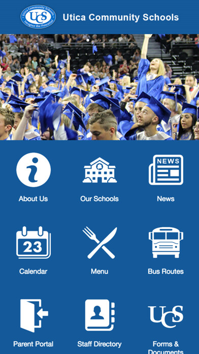 Emulate iPhone app Utica Community Schools using MyAndroid Emulate iPhone app Utica Community Schools using MyAndroid