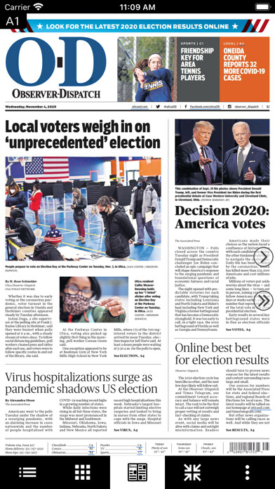 Emulate iPhone app Utica Observer-Dispatch using MyAndroid